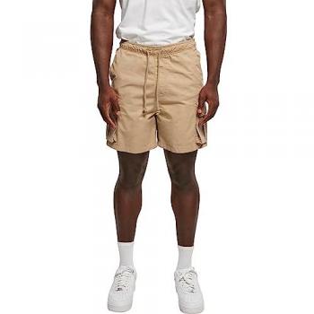 Urban Classics Beige Short Cargo Shorts - 100% Cotton - Size S