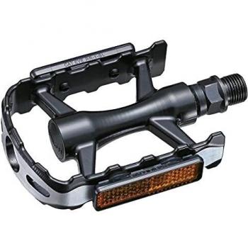 Pedal Plataforma MTB 600 9/16 Pulgadas con Reflector Negro Set