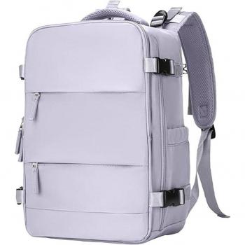 Mochila de viaje cabina gran capacidad con multicompartimento para calzado, ropa y portátil 31x17x42 cm