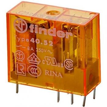 Finder serie 40 - Rele mini reticulado 5mm 2 conmutado 16a 250v