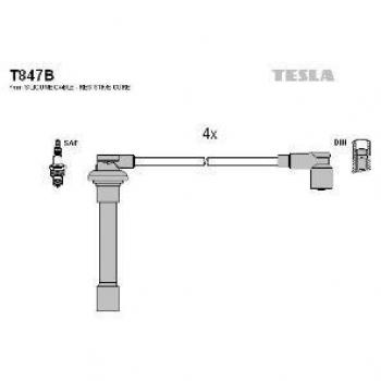 Juego de cables de encendido TESLA T847B para HONDA Civic V y VI 3/5 puertas y Hatchback