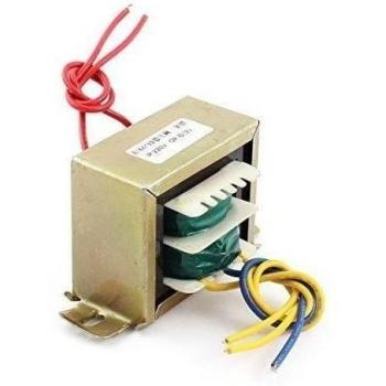 sourcingmap AC 220V 12Vx2 Marco Abierto Núcleo De Ferrita EI Energía Eléctrica Transformador