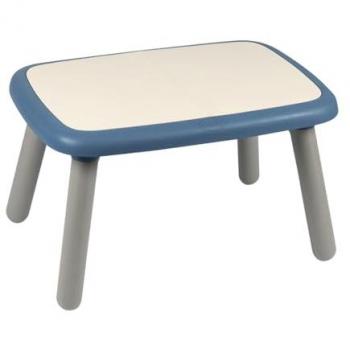 Mesa Infantil Smoby 76 x 52 x 45 cm Azul - Mesa Infantil de Plástico Resistente a los Rayos UV, Interior y Exterior, Diseño Elegante, Patas Sólidas y Robustas, A Partir de