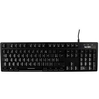 Teclado Gamer Antighosting Retroiluminado Multimodal 44.5 cm x 13.5 cm Negro