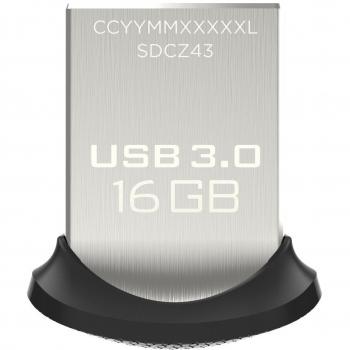 SanDisk SDCZ43-016G-G46 Ultra Fit - Memoria flash USB de 16 GB