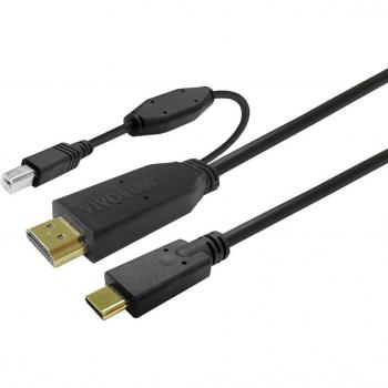 Cable USB Vivolink PROUSBCHDMIUSBB10 de 10m