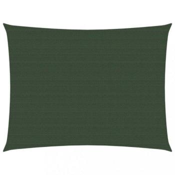 Toldo de vela HDPE 160 g/m² 2x3 m Color Antracita, Beige, Verde claro y Verde oscuro