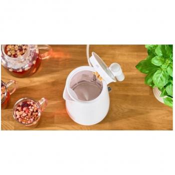 Hervidor eléctrico Zelmer ZCK 7020, 2200W, 1L, Blanco