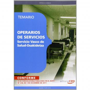 Operarios de servicio del Servicio Vasco de Salud-Osakidetza. Temario