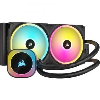 Corsair H115i RGB Platinum AIO Liquid CPU Cooler, 280mm, Dual ML140 PRO RGB PWM Fans, Intel 115x/2066, AMD AM4/TR4 CW-9060038-WW