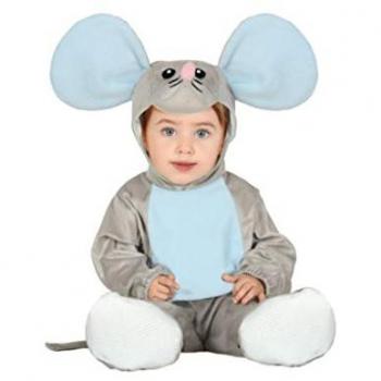 Disfraz de Ratoncito Gris para Bebé T-6/12 Meses - Fiestas Guirca S.L