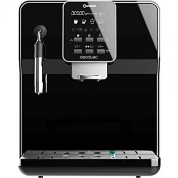 Cecotec cafetera megautomática Power Matic-ccino 6000 Serie Nera. 19 Bares,1-2 cafés, Sistema de rápido Calentamiento, Pantalla LCD, depósito café 250 gr, Molinillo Integrado, 1350 W