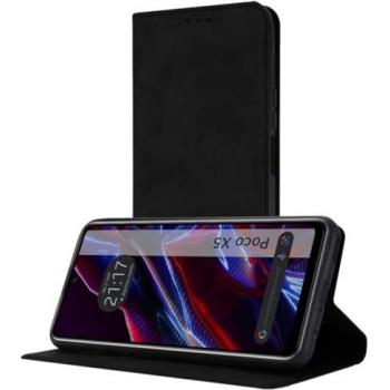 Funda Polipiel con Tarjetero Compatible con Xiaomi POCO X5 5G Color Negra