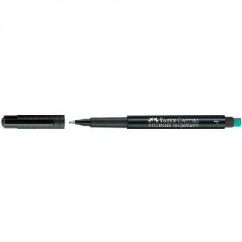 Faber-Castell OHP-CD Stifte - Marcador permanente, 10 unidades, color negro