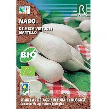 Semillas ECOLOGICAS Nabo de Mesa Virtudes Martillo 5 gr.