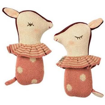 Maileg Bambi Rattle - Rose