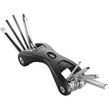 SKS Llave Multifunción, Werkzeug T-Knox, 8 Funktionen, Negro, Talla Única