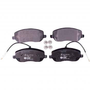 Juego de Pastillas de Freno HELLA 8DB 355 010-501 con Advertencia de Desgaste para Citroen, Fiat, Lancia y Peugeot