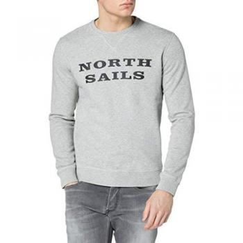 North Sails XXL Gray Cotton Sweatshirt