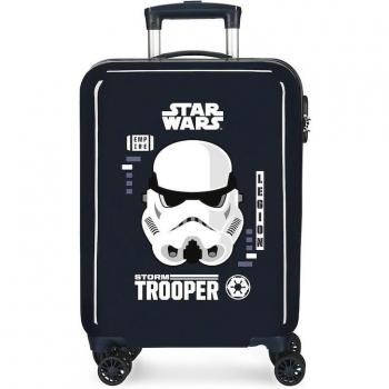 Maleta de Cabina Infantil Star Wars Storm Rígida 34L Azul Marino