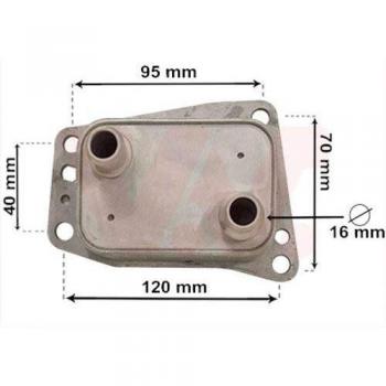 Enfriador de aceite de motor de Van Wezel 18013719