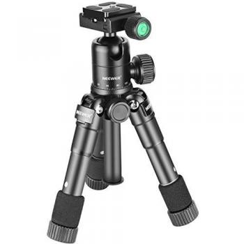 Neewer 10089287 - 50 cm Mini Trípode Portátil con Cabeza de Bola de 360 Grados, 1/4 de Placa de Liberación Rápida, Bolsa para Cámara DSLR, Videocámara hasta 5 kilogramos