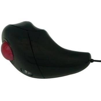 Ratón trackball con cable con control mediante pulgar, conexión puerto USB