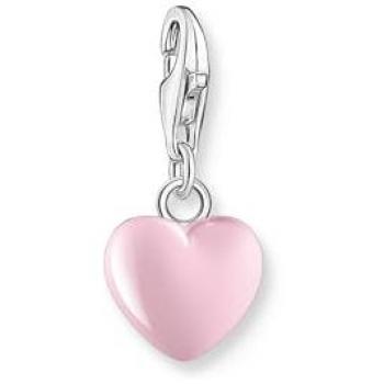 Thomas Sabo Charm Club Pink Cold Enamel Charm Pendant 1993-007-9 - Sterling Silver / Cold Enamel Female