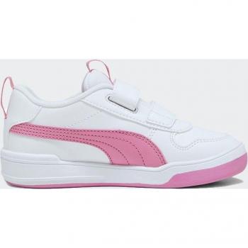 Puma - Zapatillas casual de niños Multiflex SL V, multideporte, color blanco, talla 34.5