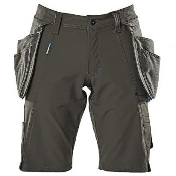 Shorts Avanzados Mascot C58 con Bolsillos Colgantes Desmontables Color Gris Oscuro
