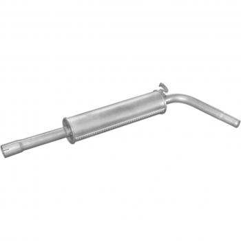 Silenciador central e intermedio 4MAX 0219-01-02447 y 0219-01-02447P, compatible con vehículos, fabricado en acero inoxidable, diseñado para reducir el ruido del escape, fácil instalación