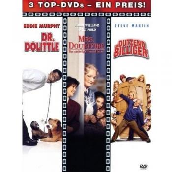 Dr. Dolittle - Mrs. Doubtfire - Im Dutzend billiger - 3 DVDs [Alemania]