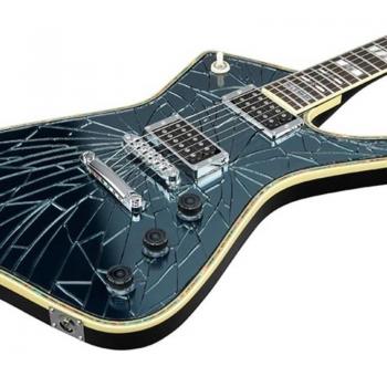 Ibanez Paul Stanley PS3CM Cracked Mirror Black Electric Guitar