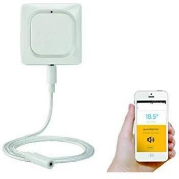 Honeywell Home W1KS Detector Wi-Fi de Fugas de Agua y de congelación, Blanco