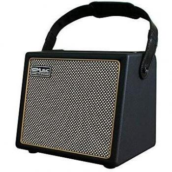 Coolmusic 30W Amplificador de guitarra acústica portátil con entrada de micrófono, Bluetooth integrado, rendimiento de batería recargable de hasta 8 horas