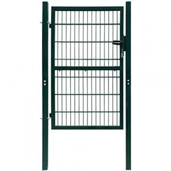 vidaXL 2D Fence Gate (Single) Green 106 x 190 cm