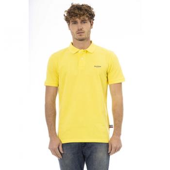 Baldinini Trend Yellow Cotton Polo Shirt - S