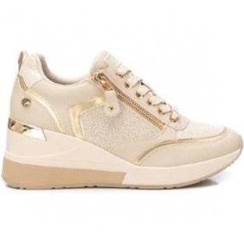 Zapatillas deportivas Xti 142288 beige con cuña de 7cm para mujer