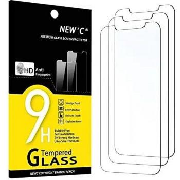 NEW'C 3 Piezas, Protector Pantalla para iPhone 11 y iPhone XR