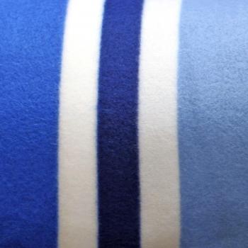 Just Contempo – Manta, diseño de rayas, gris, 150 x 200 cm, poliéster, azul, 200 x 240 cm