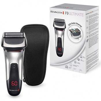 Remington Afeitadora de Láminas Ultimate Series F9 - Máquina de Afeitar Inalámbrica, Láminas Lift Logic, Cabezal de Recorte Híbrido, 60 min Autonomía, Batería de Litio, Resistente al Agua - XF9000