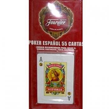 Fournier - Baraja Poker español, 55 Cartas en blíster