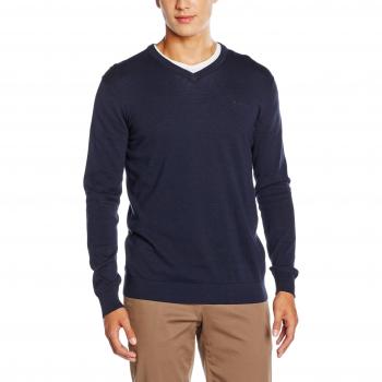 ESPRIT Basic - Regular Fit, suéter Hombre, Azul