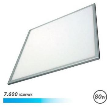 Elbat Panel LED 60x60 80W 7600LM Luz Fría Ahorro de Energía Larga Vida Útil Fácil Instalación Blanco