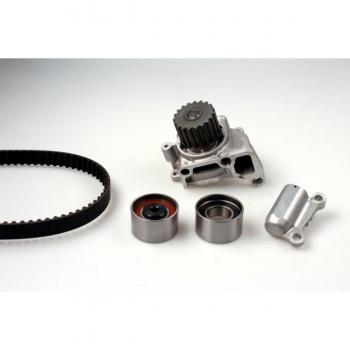 HEPU PK75335 Bomba de Agua + Kit Distribución con Amortiguador Tensado, Rodillo Tensor para Mazda 6 Berlina, Wagon, Hatchback