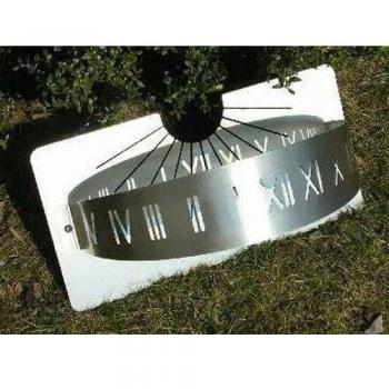 Reloj de pared decorativo de acero inoxidable con diseño de sol