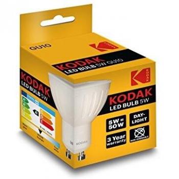 Kodak bombilla led dicroica gu10400lm dia 6000k 5w50w no regulable