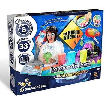 Science4you-JUEGO LA Ciencia Loca DE EL Hormiguero con 8 EXPERIMENTOS, Multicolor