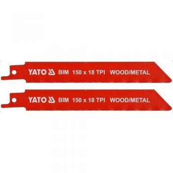 Yato YT-33931 kit de hojas de sierra (hojas de sierra de calar, marquetería y recíproca) 2 piezas