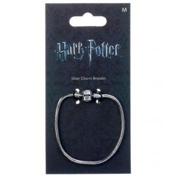 Pulsera Plateada Harry Potter - Silver Charm Bracelet - 17cm